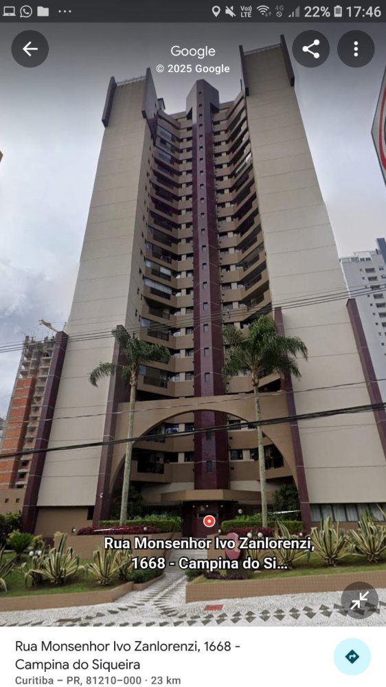 Apartamento Alto Padro - Aluguel - Campina do Siqueira - Curitiba - PR