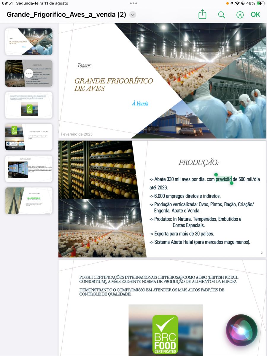 Imvel Comercial - Venda - Frigorfico - Regio Sul - PR