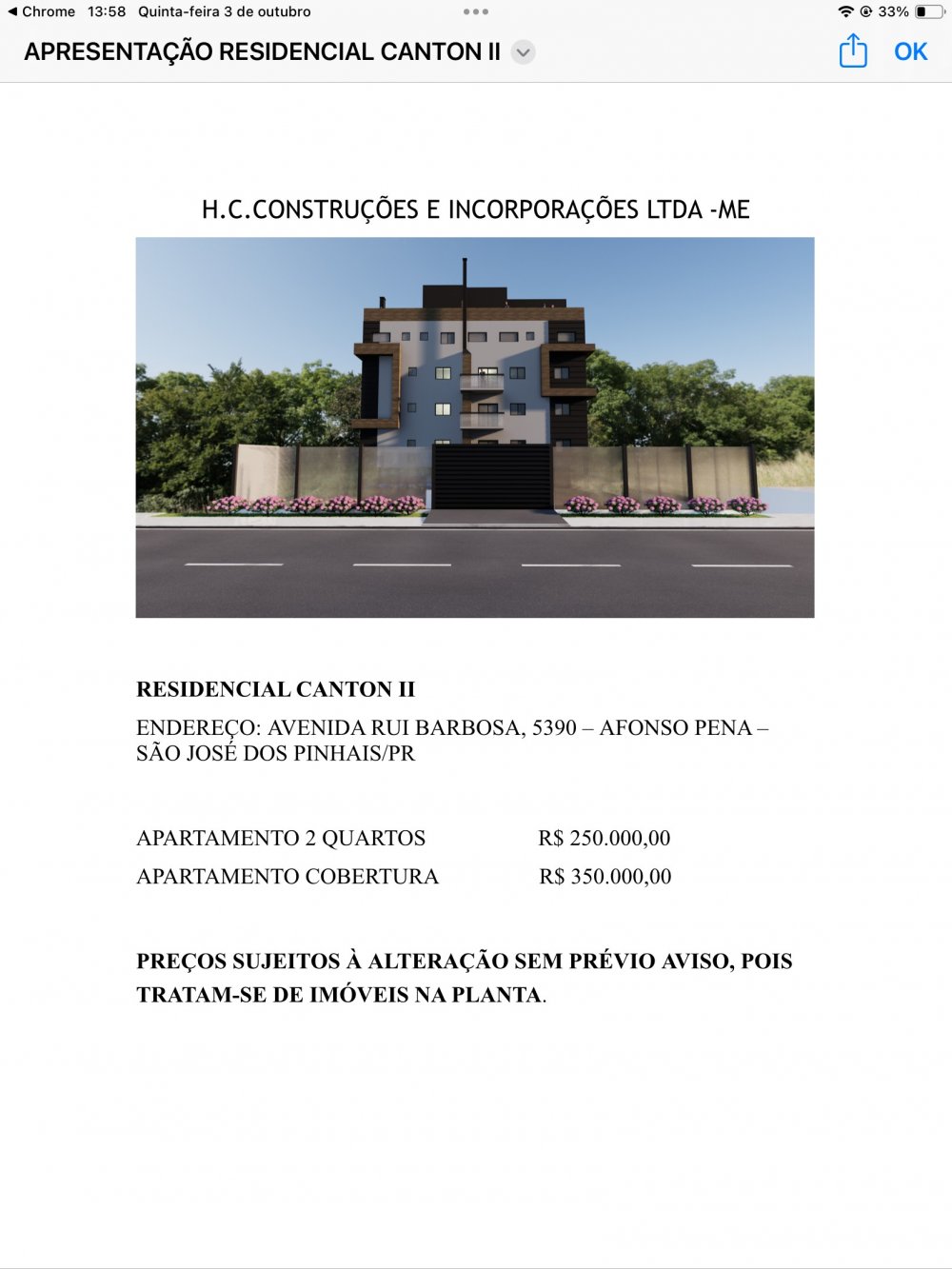 Apartamento - Venda - Afonso Pena - So Jos dos Pinhais - PR