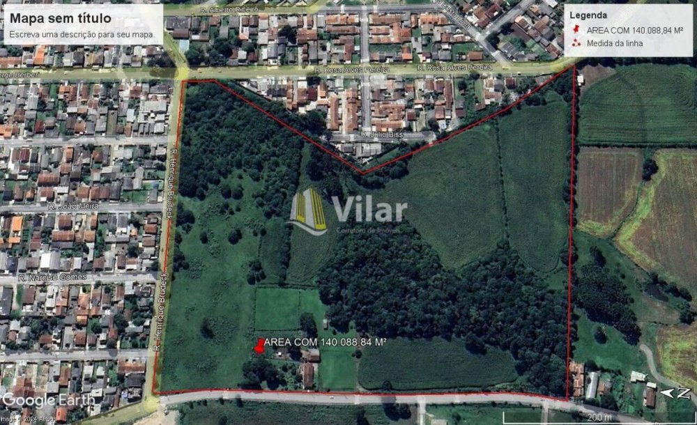Área - Venda - Vila Fuck - Piraquara - PR